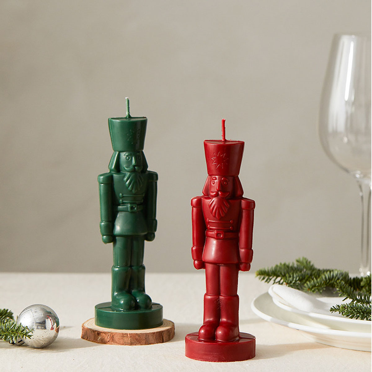 Nutcracker Figurine - Stampo in Plastica per Candele a