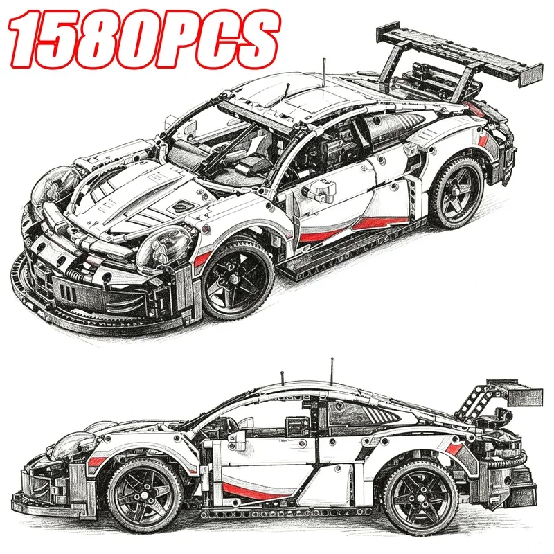 Lego Set Technic - Set di Blocchi da Costruzione Auto