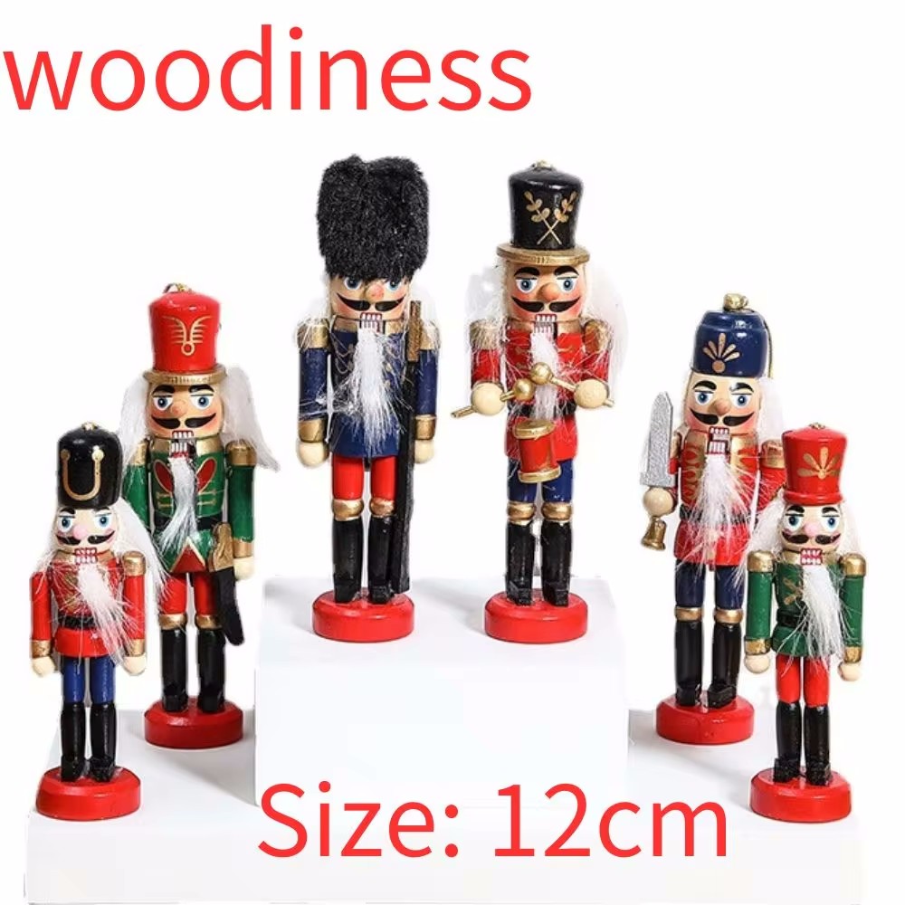 Nutcracker Figurine - 12/14cm schiaccianoci miniature serie rosa schiaccianoci