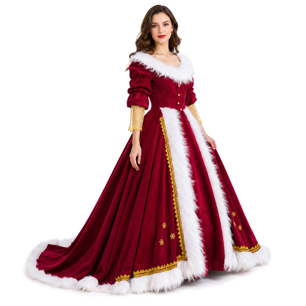 Costumi Deluxe da Signora Clau - Elf Costume Christmas recensione e prezzo