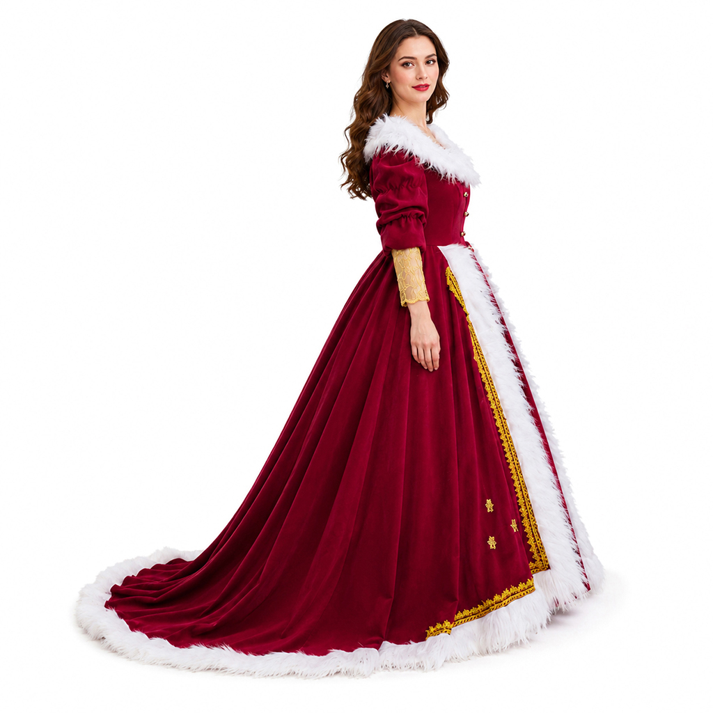 Costumi Deluxe da Signora Clau - Elf Costume Christmas recensione e prezzo