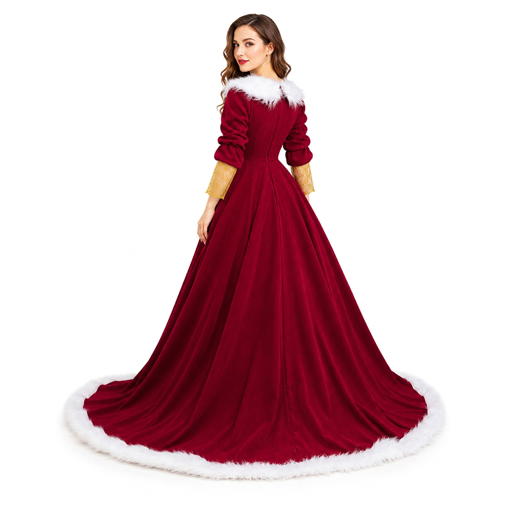 Costumi Deluxe da Signora Clau - Elf Costume Christmas recensione e prezzo