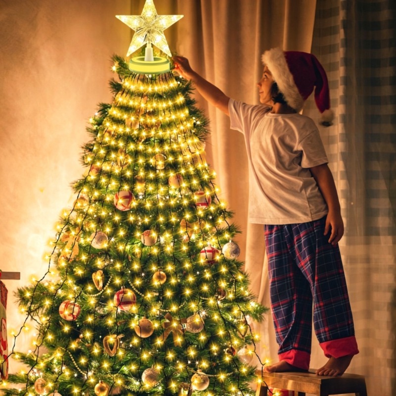 Luci ad anello per albero di N - Star Tree Topper recensione e prezzo