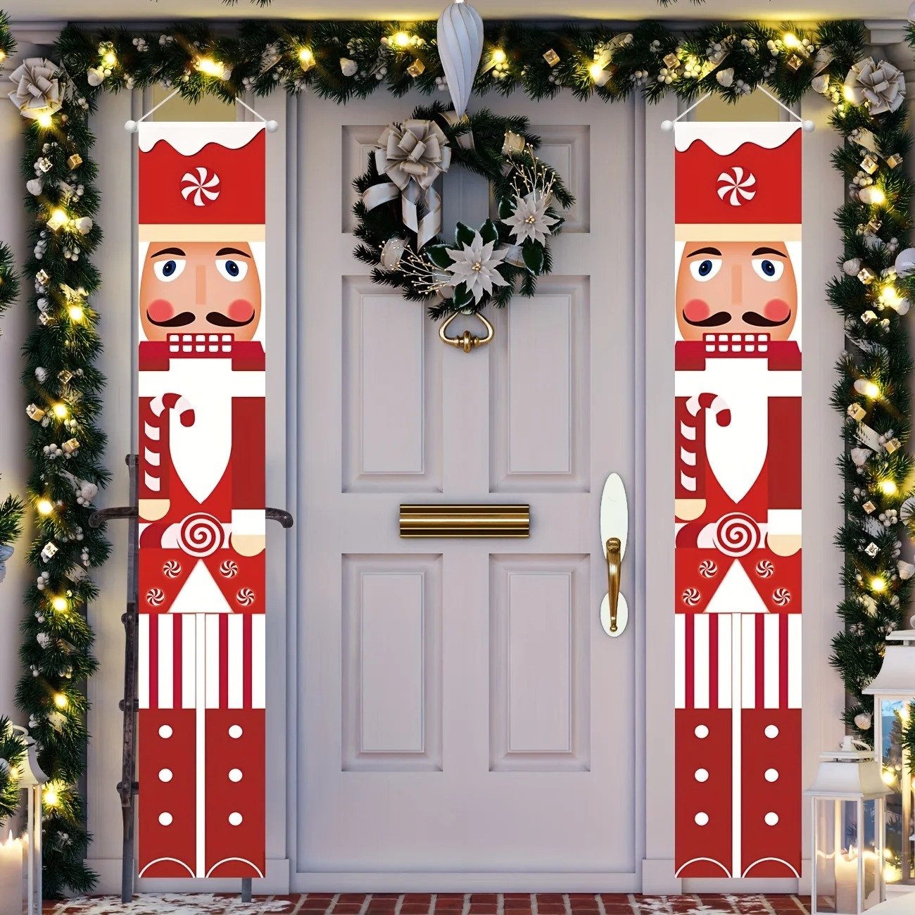 Set di Striscioni Natalizi con - Nutcracker Figurine recensione e prezzo