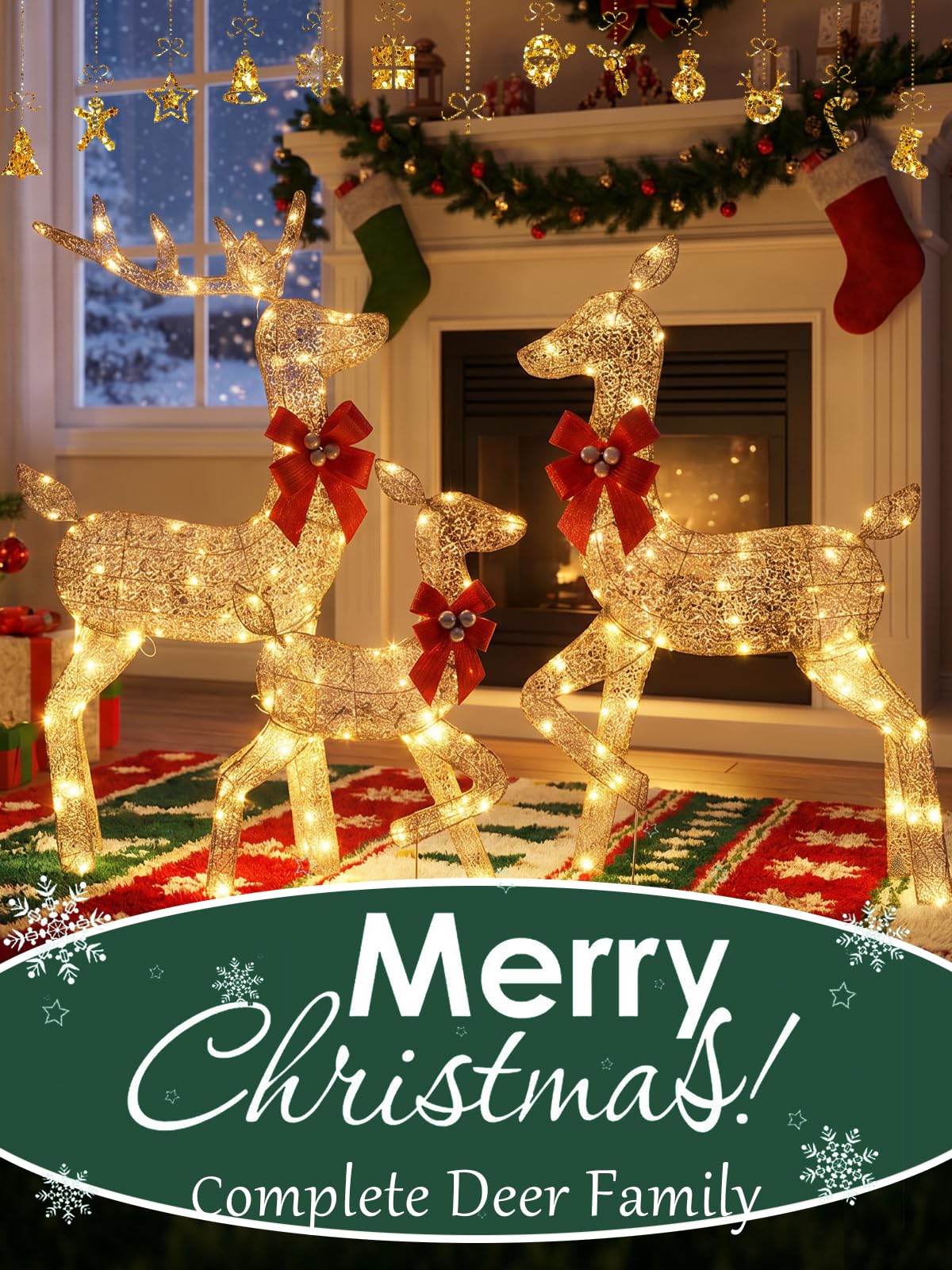 Set di 3 renne natalizie illum - Christmas Lights Outdoor recensione e prezzo